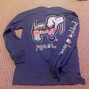 NWT Ivory Ella Puppy Love Long Sleeve